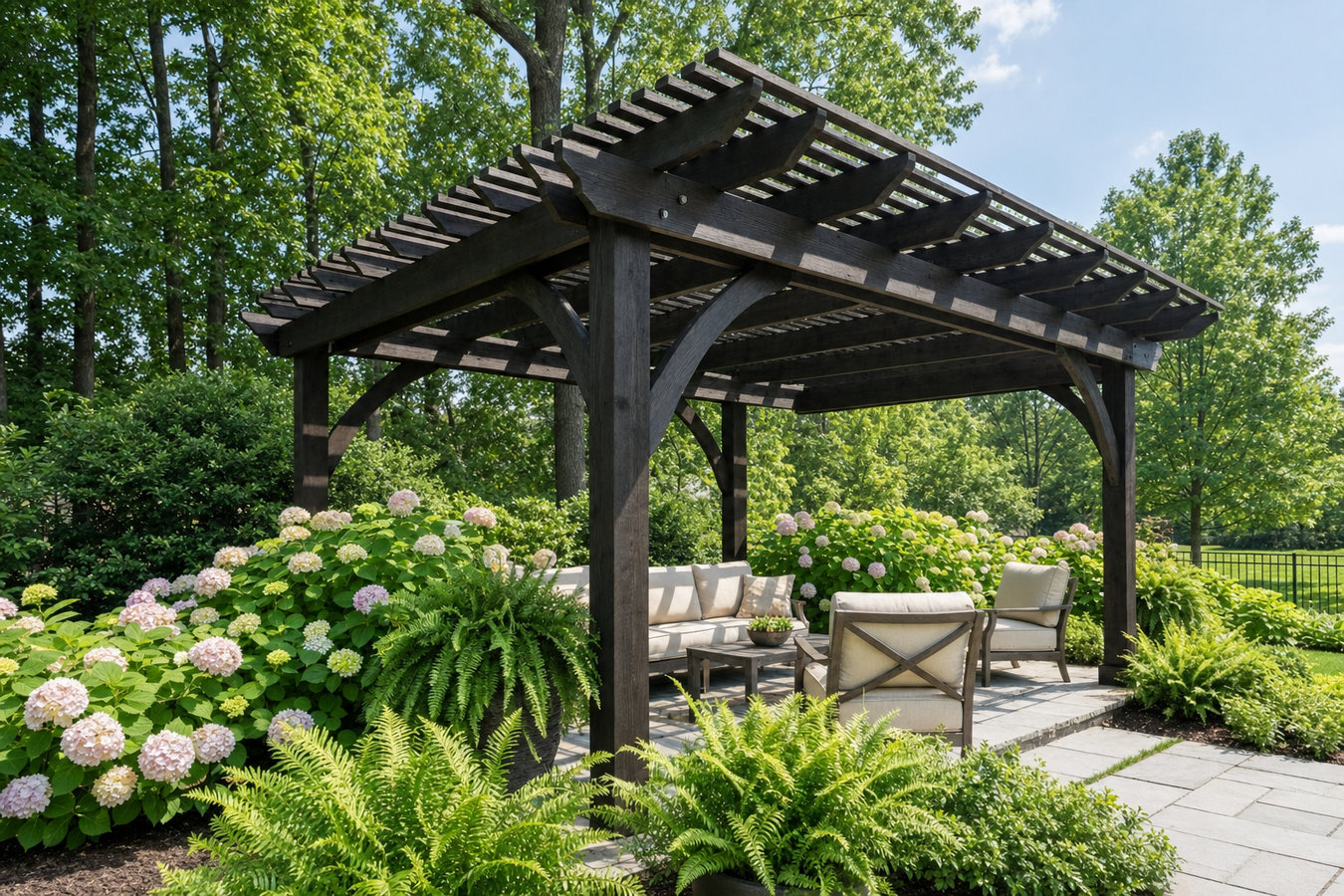 Pergola installation